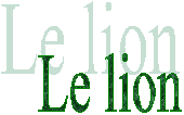 Le lion